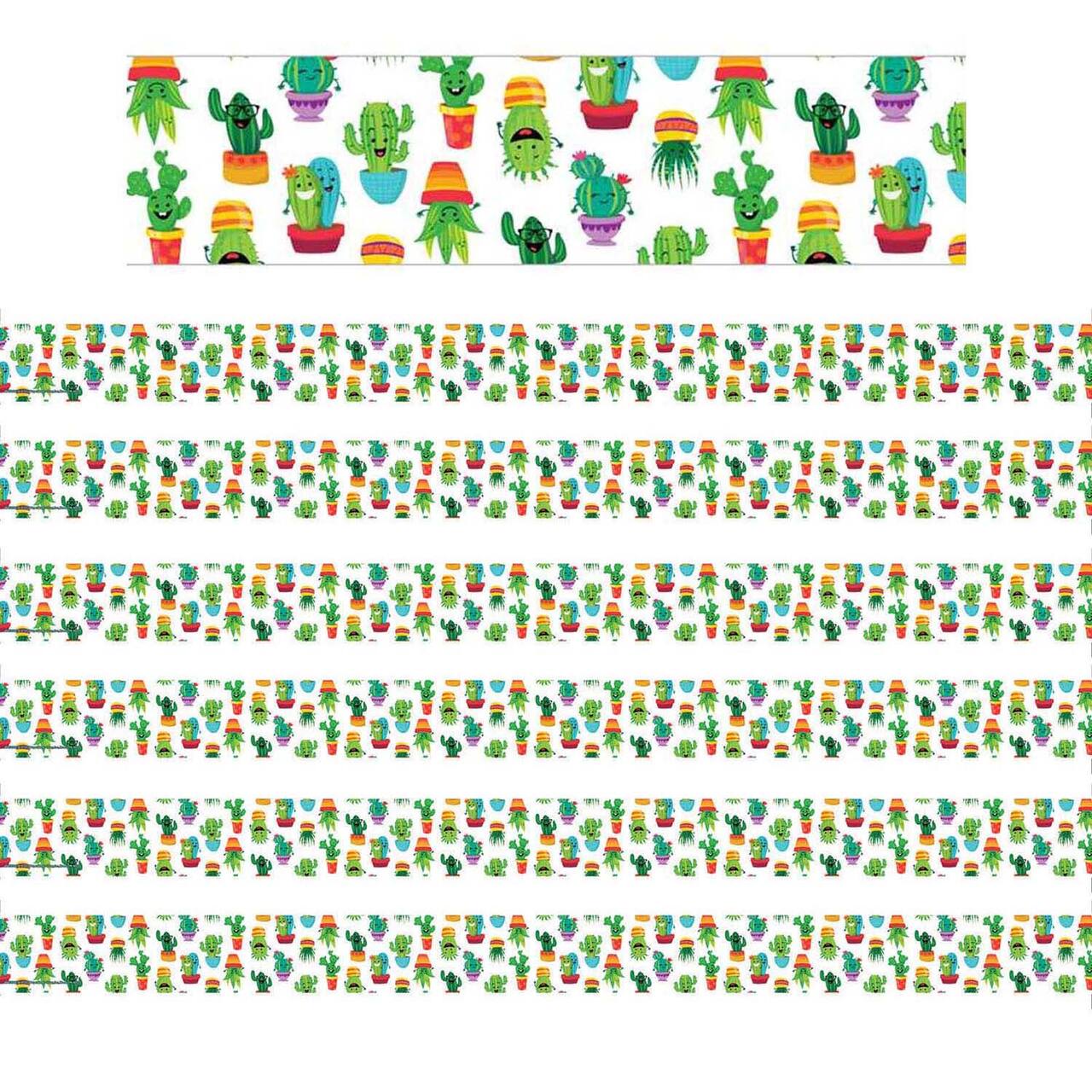 Eureka® A Sharp Bunch Tossed Pattern Deco Trim®, 222ft.